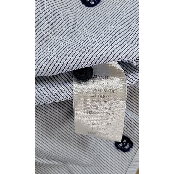 ROBERT GRAHAM YOUTH XL‎ (18-20) DRESS SHIRT AOP SKULLS, STRIPED, STRETCH - Picture 8 of 10